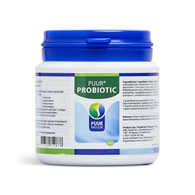 Probiotica supplement voor hond en kat naast een voerbakje