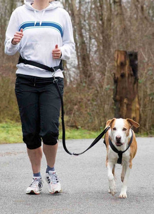Trixie Bauchgurt mit Leine für mittelgroße und große Hunde