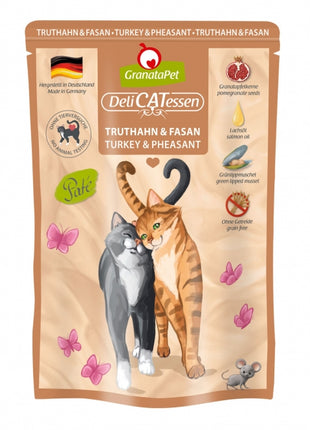 GranataPet Delicatessen Pouch Truthahn & Fasan 85 g