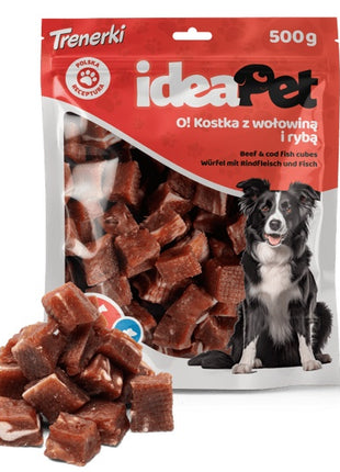 IdeaPet Kostka z wołowiną i rybą 500g