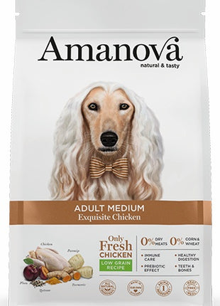 Amanova Dog Adult Medium Exquisite Chicken - kurczak 2kg