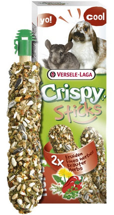 Versele-Laga Crispy Sticks Rabbit & Chinchilla Herbs - kolby dla królików i szynszyli z ziołami 110g