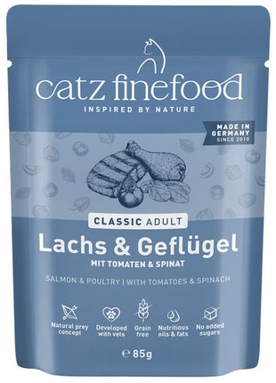 Catz Finefood Classic Łosoś i drób (N.05) saszetka 85g