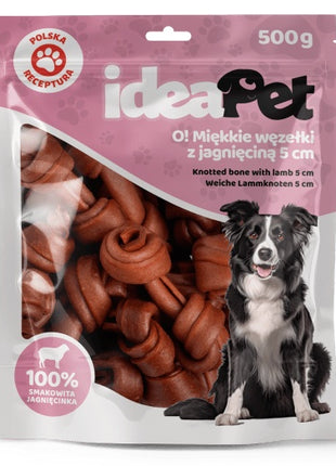 IdeaPet Miękkie węzełki z jagnieciną 5cm 500g