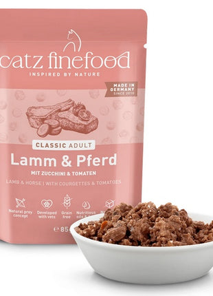 Catz Finefood Classic N.19 Jagnięcina i Konina saszetka 85g