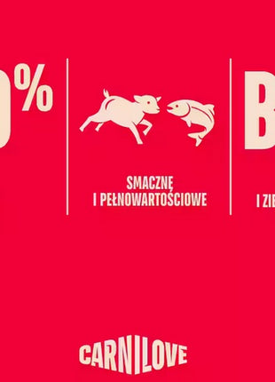 Carnilove Dog Jerky Lamb & Salmon - jagnięcina i łosoś 100g