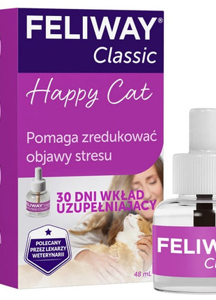 Feliway Classic - kocie feromony wkład 30-dniowy (uzupełniający) 48ml