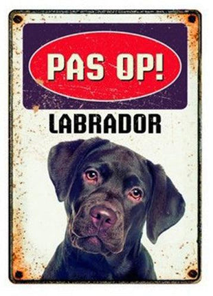 Plenty Gifts Waakbord Blik Labrador