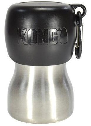 Kong H2O Drinkfles Rvs Zwart