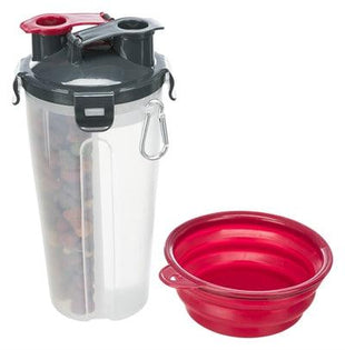 Trixie Honden Drink- en Voerfles met Reisbak