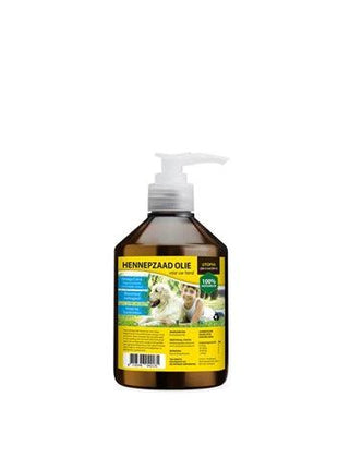 Utopia Diertotaal Hennepzaadolie Met Pompje