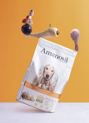 Amanova Dog Adult Medium Exquisite Chicken - kurczak 2kg