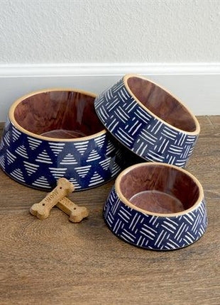 Tarhong Voerbak Hond Oasis Melamine Indigo Blauw