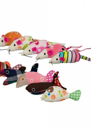 Trixie Katzenspielzeug Maus oder Fisch