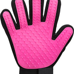 Trixie Vachtverzorgingshandschoen Mesh-Materiaal / Tpr Roze / Zwart