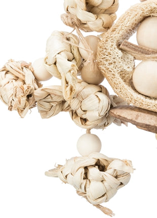 Trixie Natuurspeelgoed Bananenblad / Hout / Luffa