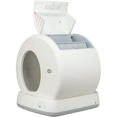 Trixie Selvrensende Kattebakke Plastik Hvid