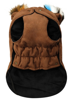 Croci Hondenjas Shearling Gevoerd Bruin