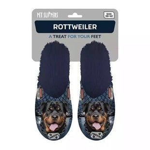 Merkloos Pantoffel Rottweiler Donkerblauw