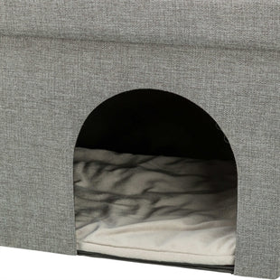 Trixie Kattenmand / Kattenhuis Kimy Soft 2 Verdiepingen Lichtgrijs