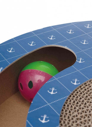 Trixie Kratztrommel aus Pappe mit Spielbällen