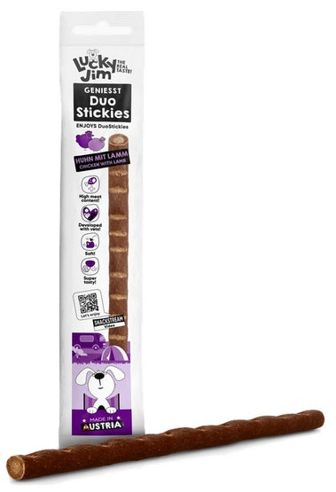 Lucky Jim DuoStickies Kurczak i jagnięcina 15g
