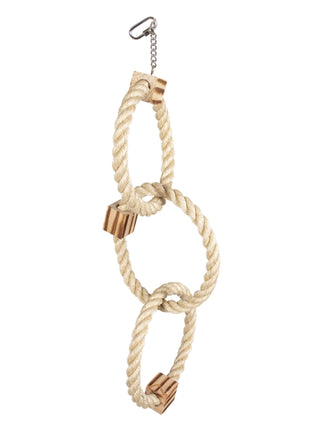 Duvoplus Triple Sisal-Ring mit Holzklötzen