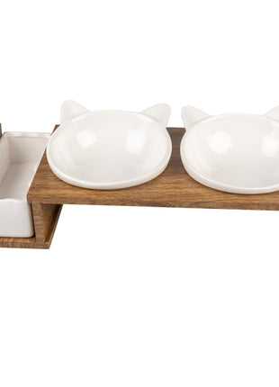Duvoplus Dinner Set Stone UP Kitty Face