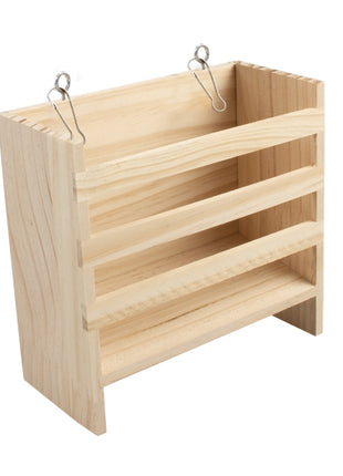 Duvoplus Holz-Heuraufe zum Aufhängen