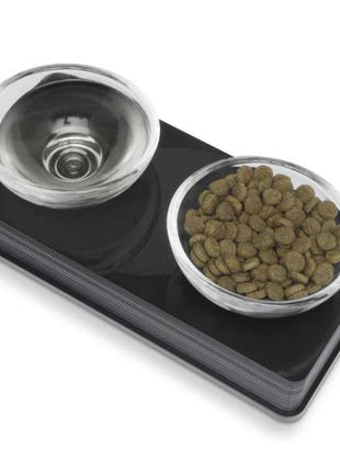CATIT Style Glass Diner Doppelnapfständer