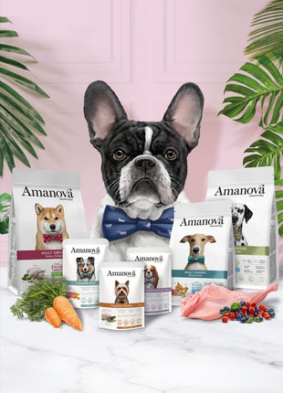 Amanova Dog Adult Mini White Hair Special 800g