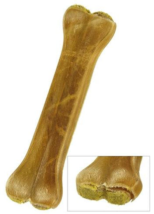 Petsnack Geperst Bot Gevuld Met Kip