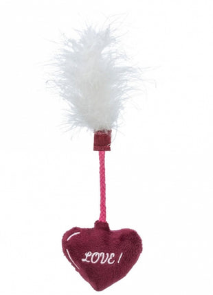 Trixie Katzenspielzeug Valentines Herz mit Federn