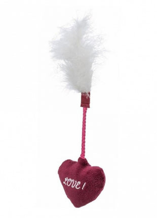 Trixie Katzenspielzeug Valentines Herz mit Federn