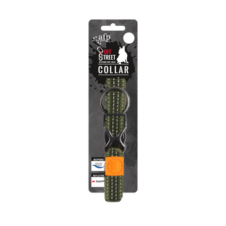 AFP Off Street - Dog Collar Olijfgroen