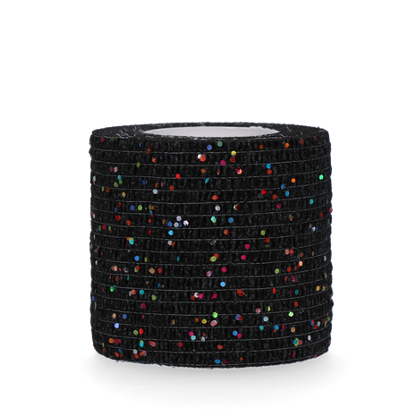 Excellent Animal Glitter Bandage Profi 5 cm - Zwart