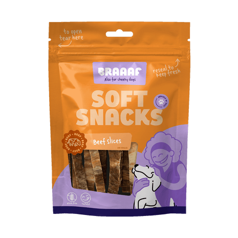 Braaaf Soft Snack Slices - Rund & Vis