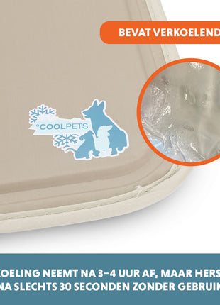 Coolpets Gel Cooling Mat Beige