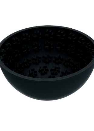 Eat Slow Live Longer Lick Mat Wobble Bowl Grijs