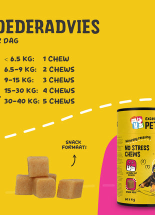 Excellent Pets No Stress Soft Chews 60 Treats