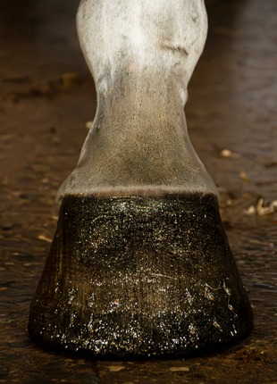 Excellent Horse Hi Gloss Glitter Hoof Polish Gold 150 ml