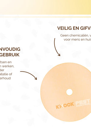 Knock Pest Lijmplaat voor Insectenval