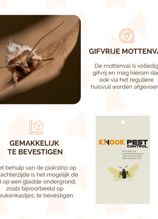 Knock Pest Levensmiddelenmottenval Vlak