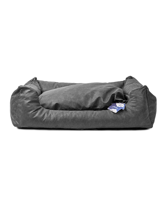 Let's Sleep Sweet Dreams Hondenmand Met Kussen Taupe