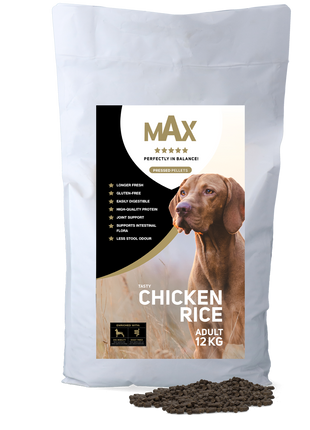 Max Adult Geperste Brokken Kip & Rijst