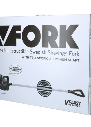 Mestvork met steel Blauw