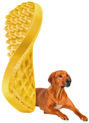 Pet+Me Dog Hair Brush Kort haar Geel