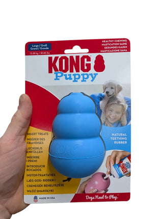 Kong Puppy Roze Of Blauw Assorti - Snackspeelgoed voor puppy's