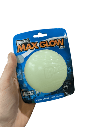 Chuckit Max Glow Bal Glow In The Dark - Lichtgevende bijna onverwoestbaar balletje - verschillende maten