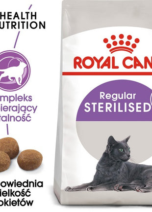 Royal Canin Sterilised 7+ karma sucha dla kotów dorosłych, od 7 do 12 roku życia, sterylizowanych 400g